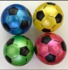 4310 Мяч полимерный,футбольный,перламутровый, 25 см., 4 цвета микс